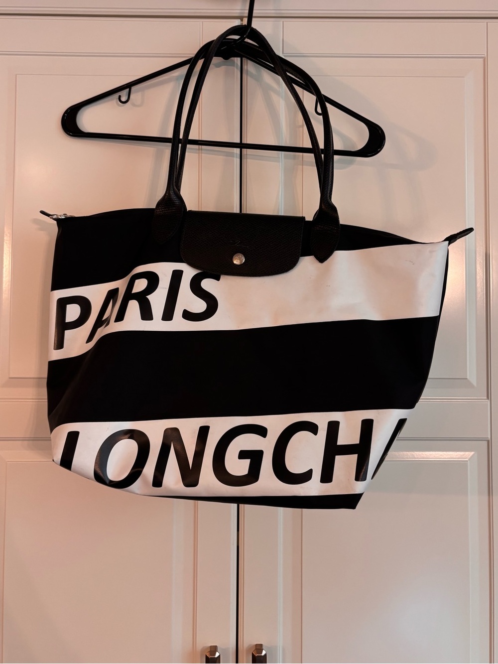 Longchamp Le Pilage Large Tote- Paris Limited Edition - Picture 3 of 6
